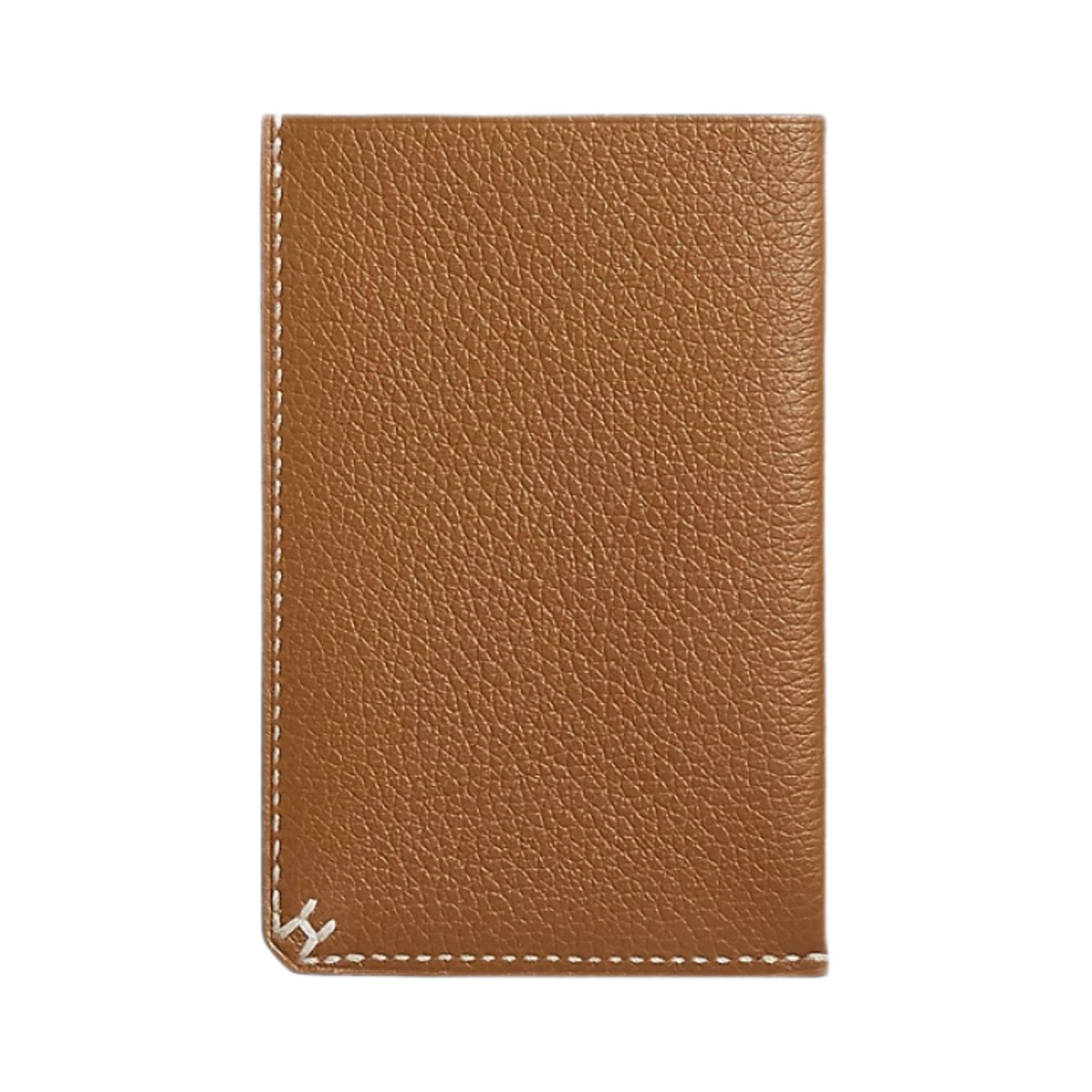 H084859CA37 Hermes H Sellier Card Holder Evercolor & Gold