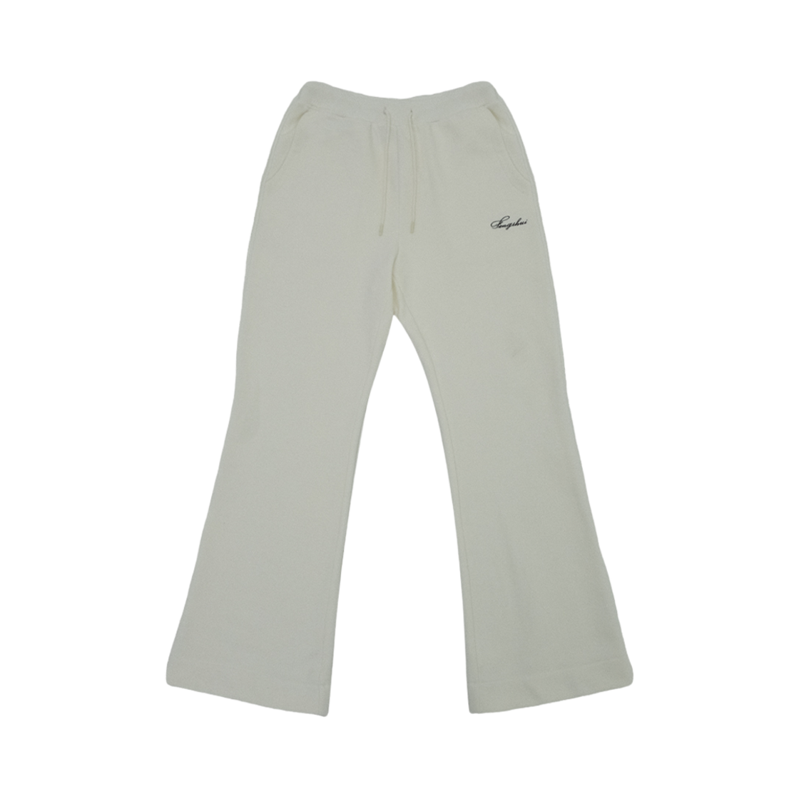 FS24FWTP003WC [KREAM 단독 / 프리오더] FENGSHUI Small Logo OG Wide Flare Sweatpants White Cream