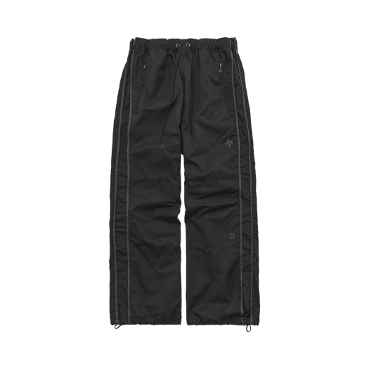 PL5OTP7012BW Polyteru 1011 Nylon Track Pants 1.2v (25SS ver.) Triple Black