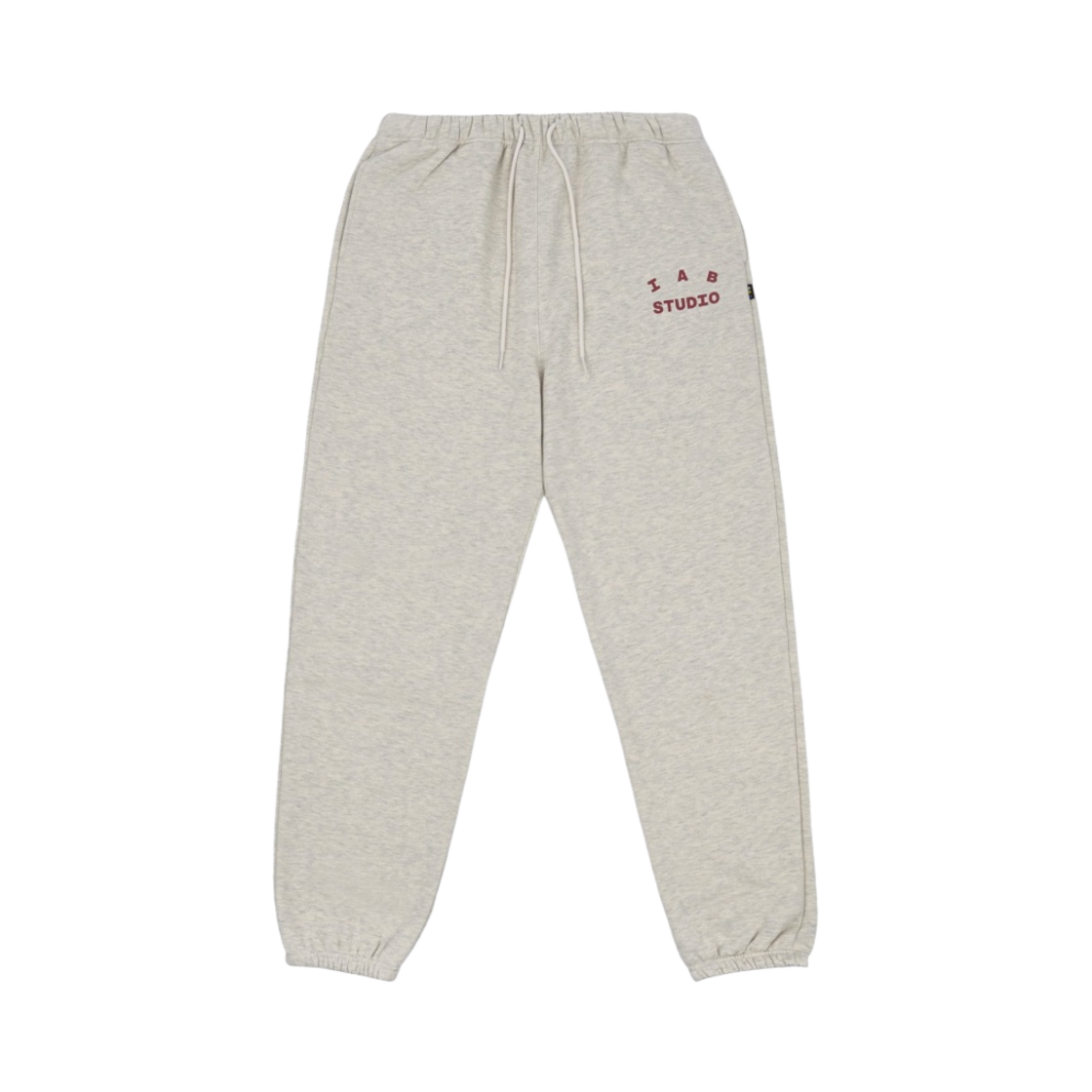 아이앱 스튜디오 스웨트팬츠 오트밀 버건디 - 23SS(IAB Studio Sweatpants Oatmeal Burgundy - 23SS)