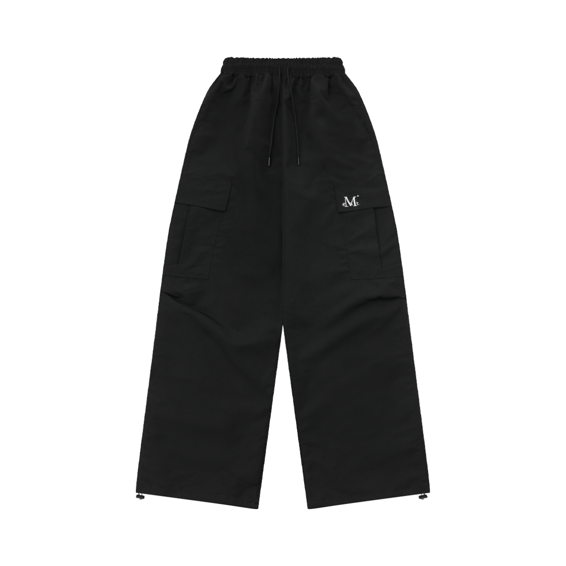 무센트 풀우드 스트링 카고 팬츠 블랙(MUCENT Fulwood String Cargo Pants Black)