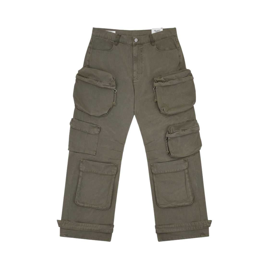 자라 유틸리티 포켓 팬츠 브라운