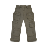 Zara Utility Pocket Pants Brown