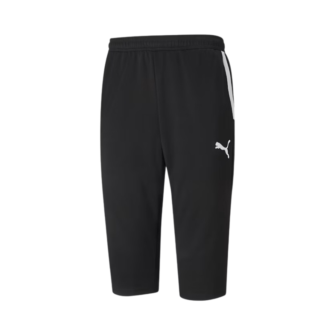 657271-03 Puma Team Liga Training 3/4 Football Pants Black