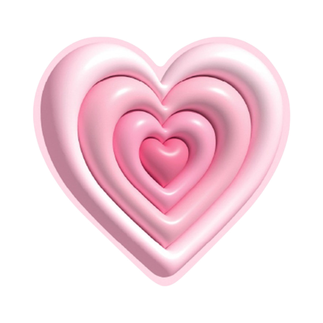 블루밍테일 러브 에폭시 톡 핑크