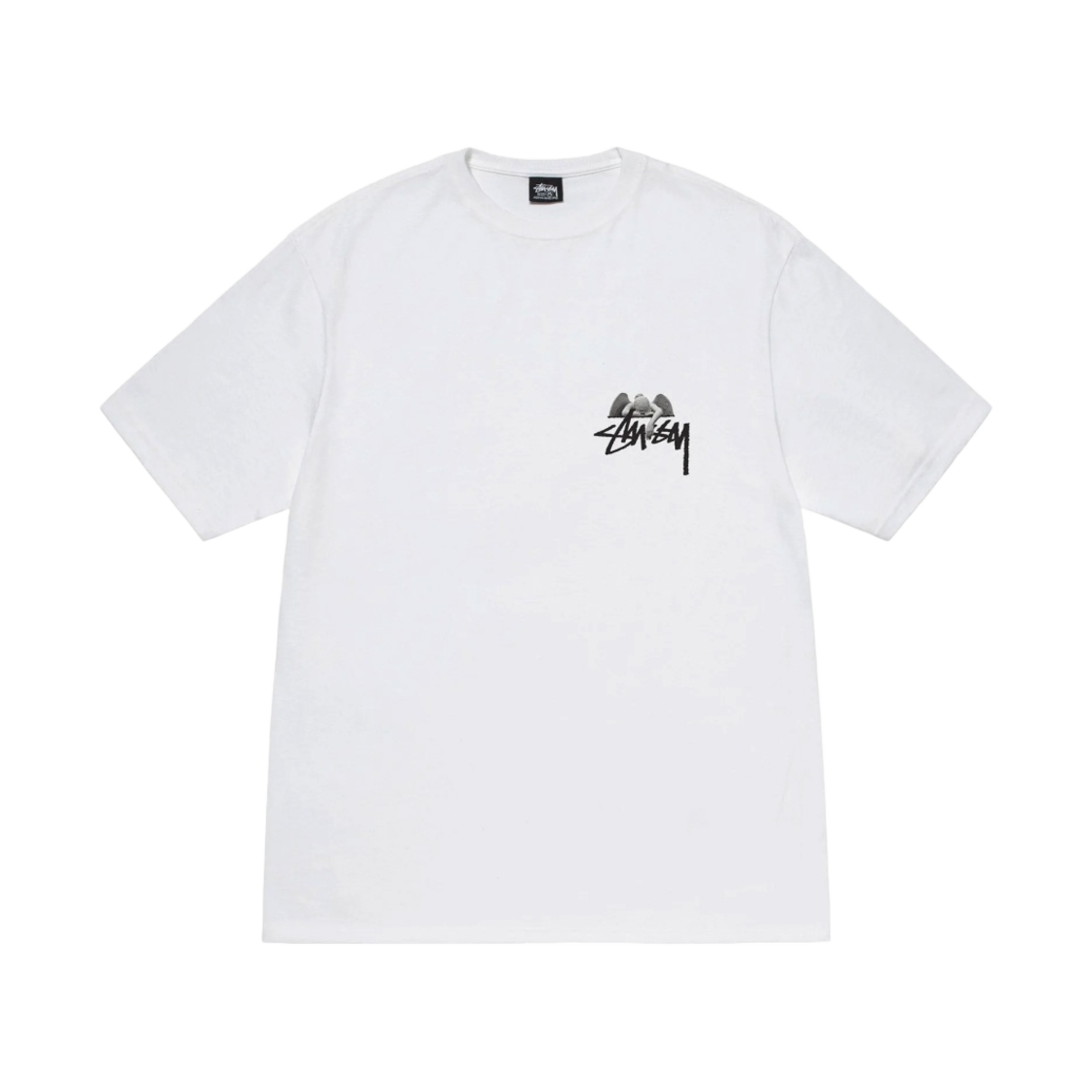 ★韓国の人気★【STUSSY】★Stussy Angel T-Shir.t White★ STUSSY Angel 50-50 SS Tee Tシャツ ステューシー : Import Shop