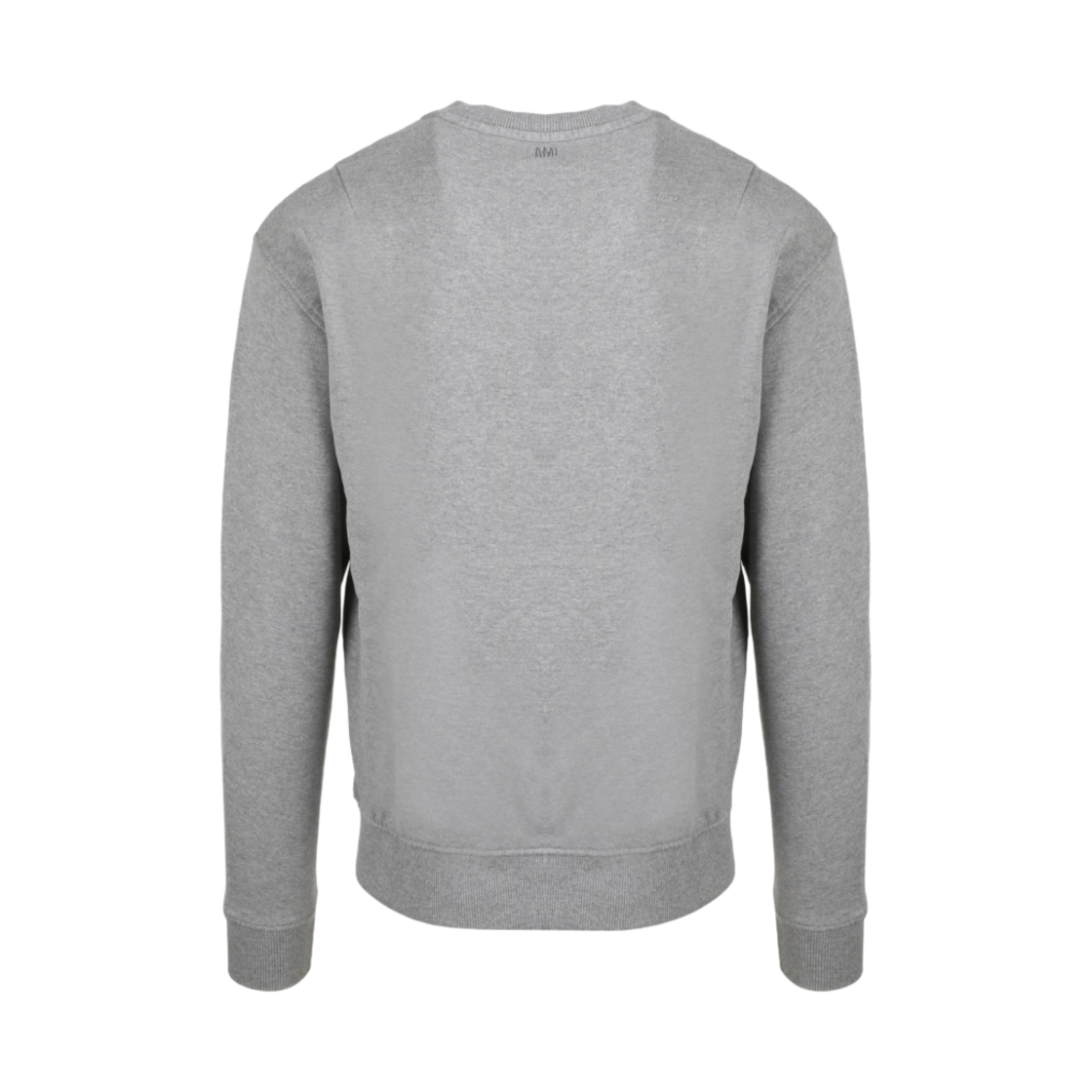 아미 스몰 하트 로고 스웨트셔츠 헤더 그레이 그리 신 - 21FW(AMI de Coeur Sweatshirt Heather Grey Gris Chine - 21FW) - 2