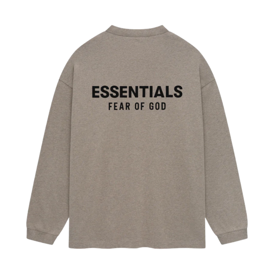 - Essentials Jersey Long Sleeve T-Shirt Heather Grey - 24FW