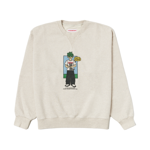 LB2024T016 Lelbobrown This is Heaven Drawing Sweatshirt