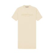 (W) Essentials T-Shirt Dress Egg Shell - 22FW