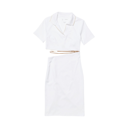 (W) Nike x Jacquemus NRG Short Sleeve Polo Dress White - Asia