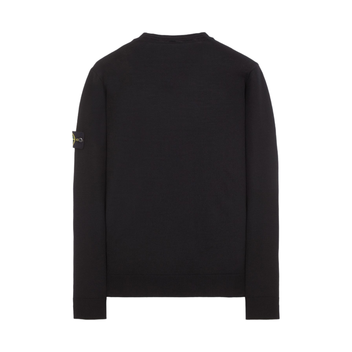 스톤 아일랜드 510C4 라이트 울 크루넥 니트 블랙 - 23FW(Stone Island 510C4 Light Wool Crewneck Knit Black - 23FW) - 2