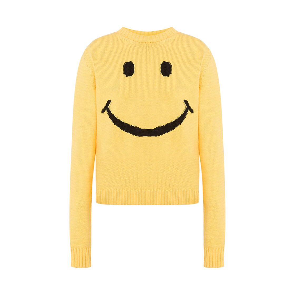 (W) 모스키노 스마일리 코튼 블렌드 풀오버 옐로우