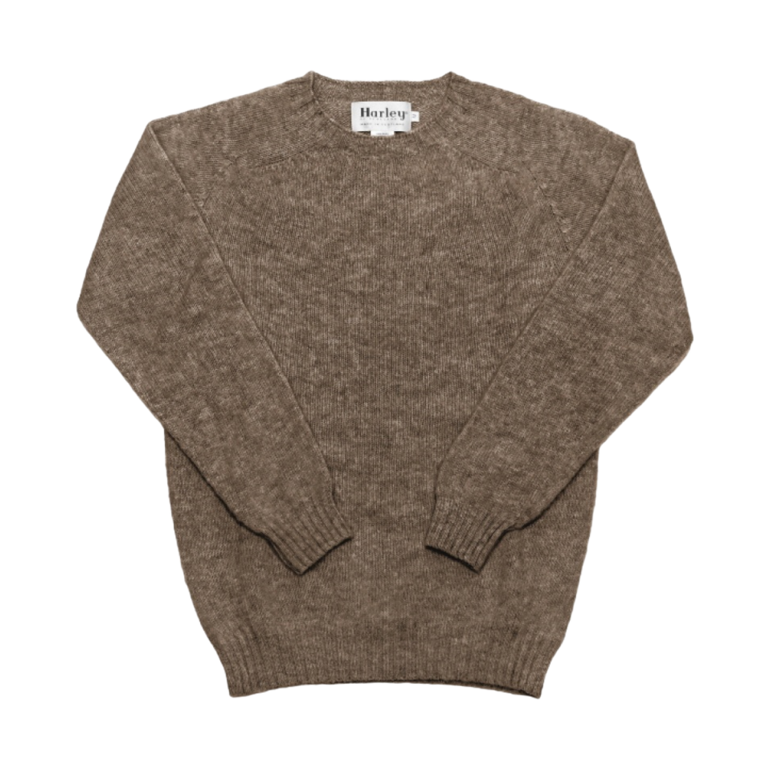 할리 오브 스코틀랜드 쉐기 독 크루넥 스웨터 넛맥(Harley of Scotland Shaggy Dog Crewneck Sweater Nutmeg)