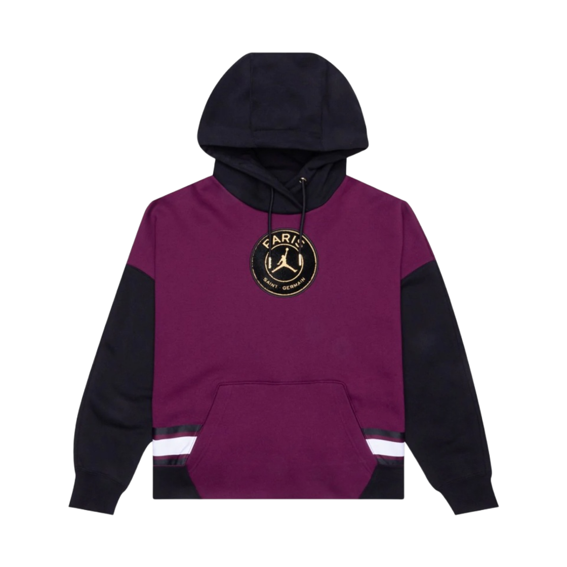 (W) 조던 x 파리 생제르맹 플리스 후드 보르도 - 아시아((W) Jordan x Paris Saint-Germain Fleece Hoodie Bordeaux - Asia)