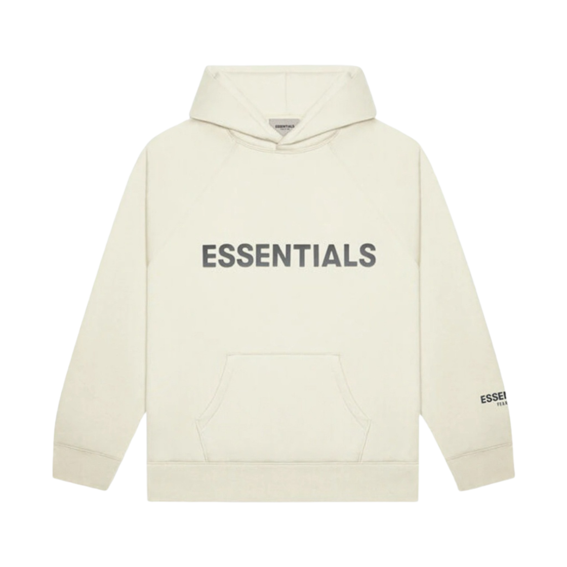 에센셜 3D 실리콘 아플리케 풀오버 후드 버터크림 2020