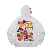 Supreme Instant High Patches Hooded Sweatshirt Ash Grey - 22SS