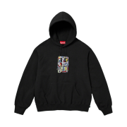 Supreme Neil Blender Mosaic Hooded Sweatshirt Black - 23FW