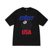 Stussy USA T-Shirt Pigment Dyed Black