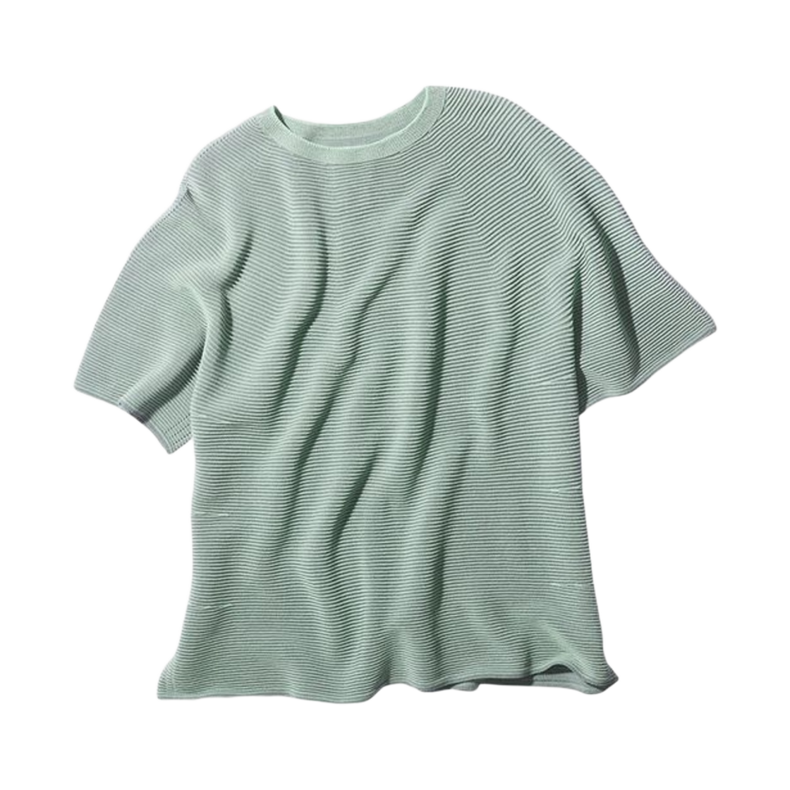 GZ33116 Goldwin 0 Japanese Paper Optical Knit Top Mint