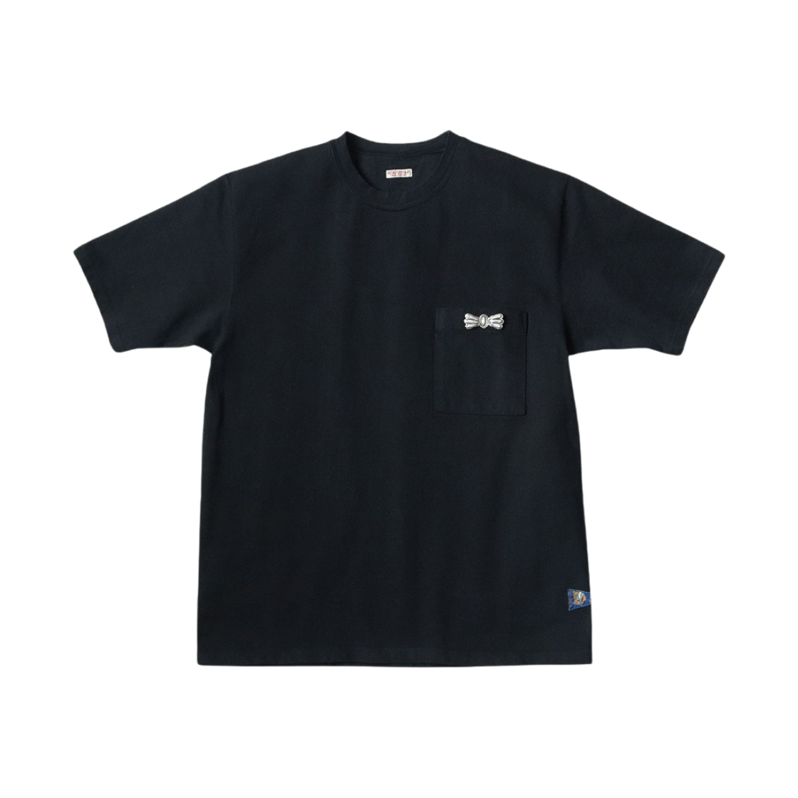 캐피탈 16 디그리 버터플라이 콘초 포켓 티셔츠 블랙