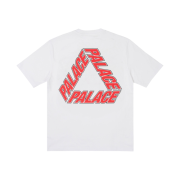 Palace P-3 Outline T-Shirt White - 24SS