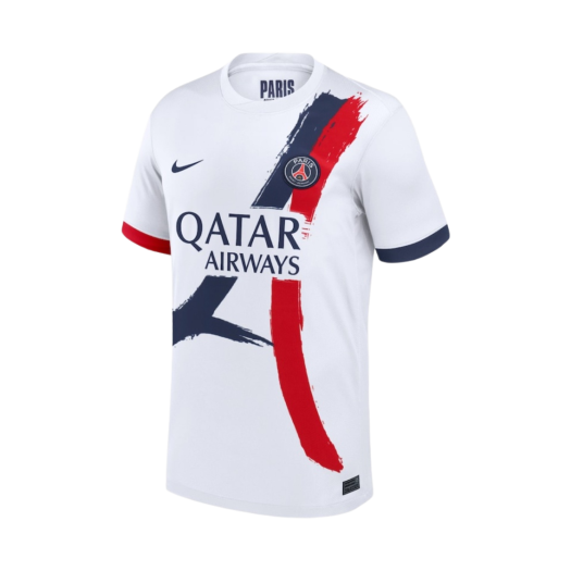 Nike Paris Saint-Germain 2024/26 Dri-Fit Stadium Away Replica Jersey White Midnight Navy (Non Marking Ver.)