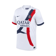 Nike Paris Saint-Germain 2024/26 Dri-Fit Stadium Away Replica Jersey White Midnight Navy (Non Marking Ver.)