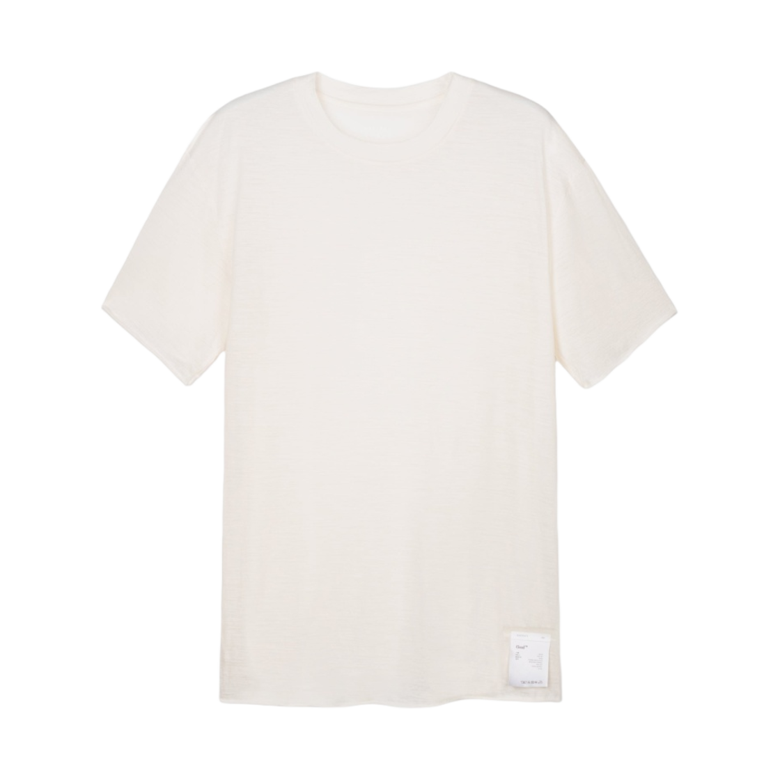 새티스파이 클라우드메리노 티셔츠 초크(Satisfy Cloudmerino T-Shirt Chalk) - 1