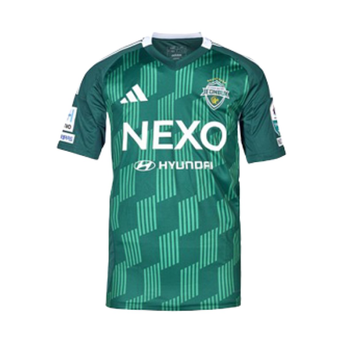 (키즈) 아디다스 전북 현대 모터스 FC 2025 필드 홈 유니폼 그린 (논 마킹 버전)((Kids) Adidas Jeonbuk Hyundai Motors FC 2025 Field Home Uniform Green (Non Marking Ver.))