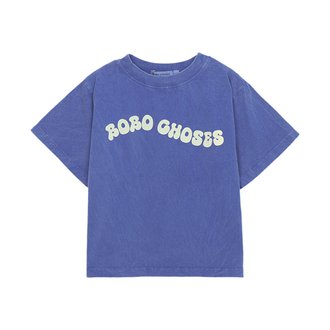 (키즈) 보보쇼즈 웨이비 티셔츠 블루((Kids) Bobo Choses Wavy T-Shirt Blue) - 1