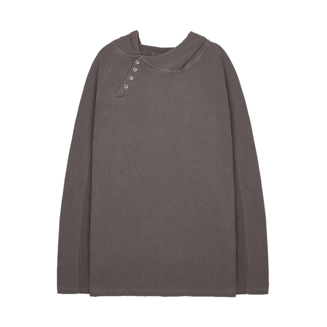 코어:11 버튼 롱 슬리브 티셔츠 브라운 Ignota Core:11 Button Ls T Brown