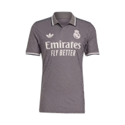 Adidas Real Madrid 2024/25 3rd Authentic Jersey Charcoal - US Sizing (Non Marking Ver.)