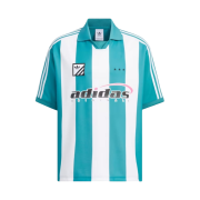 Adidas Trefoil Logo Play Football Graphic S/S Polo T-Shirt Arctic Fusion - KR Sizing