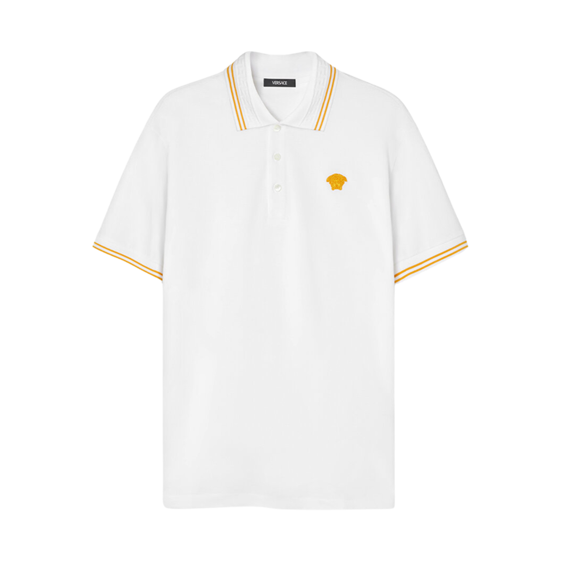 베르사체 메두사 폴로 셔츠 화이트(Versace Medusa Polo Shirt White)
