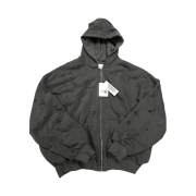 Undermycar Tratter Double Layer Damaged Hood Zip-Up Abu - 23FW