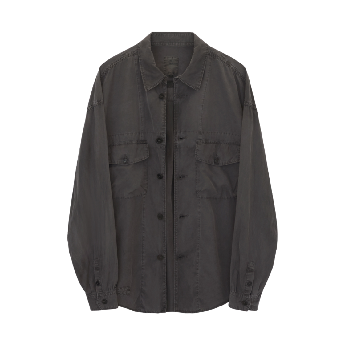 PL4YSH1401C1 Polyteru Rugged Tenco Shirt (Tenco Shirket) Dark Brown - 대표 이미지 #1