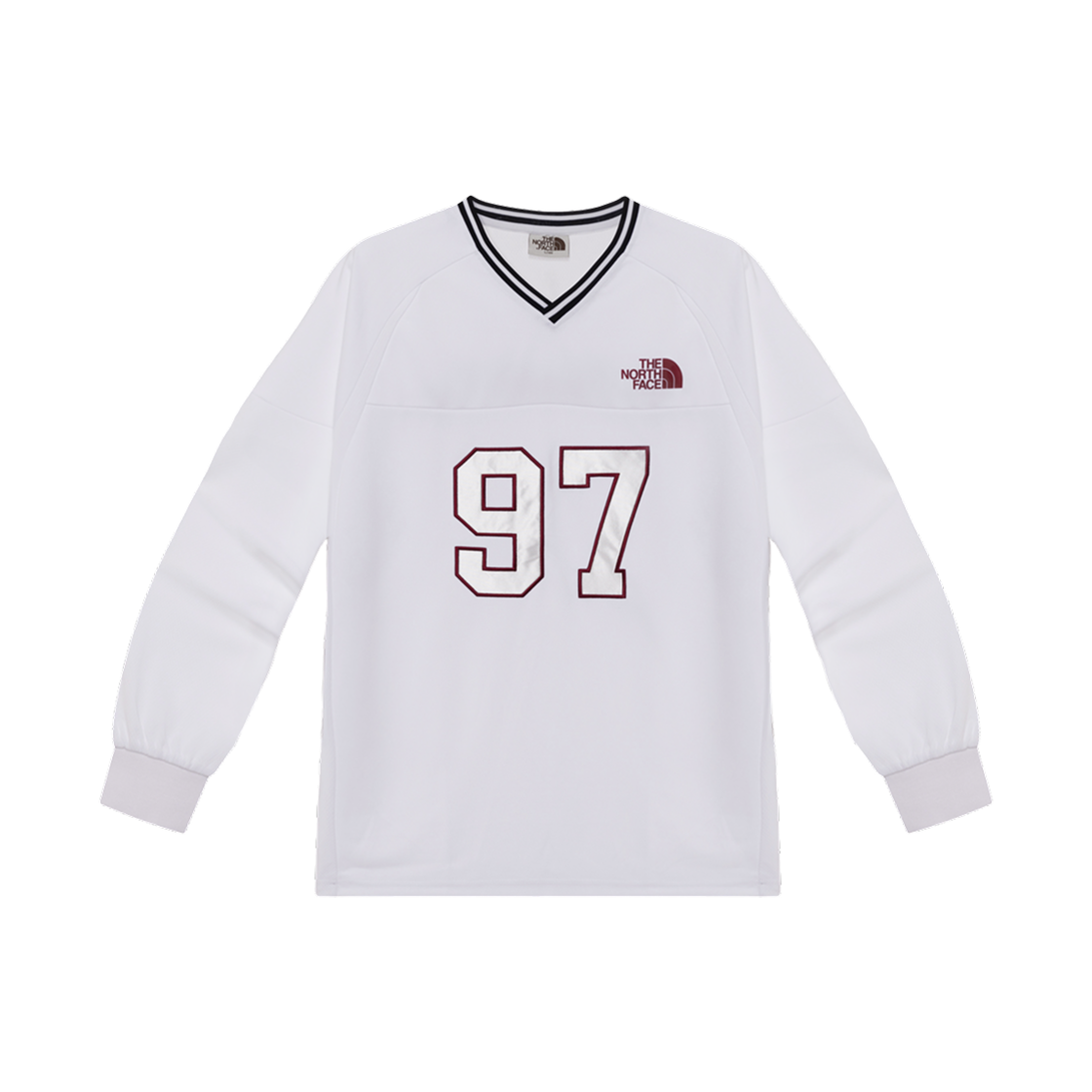 NM5MR05K The North Face TNF Crew L/S Tee White - 25SS