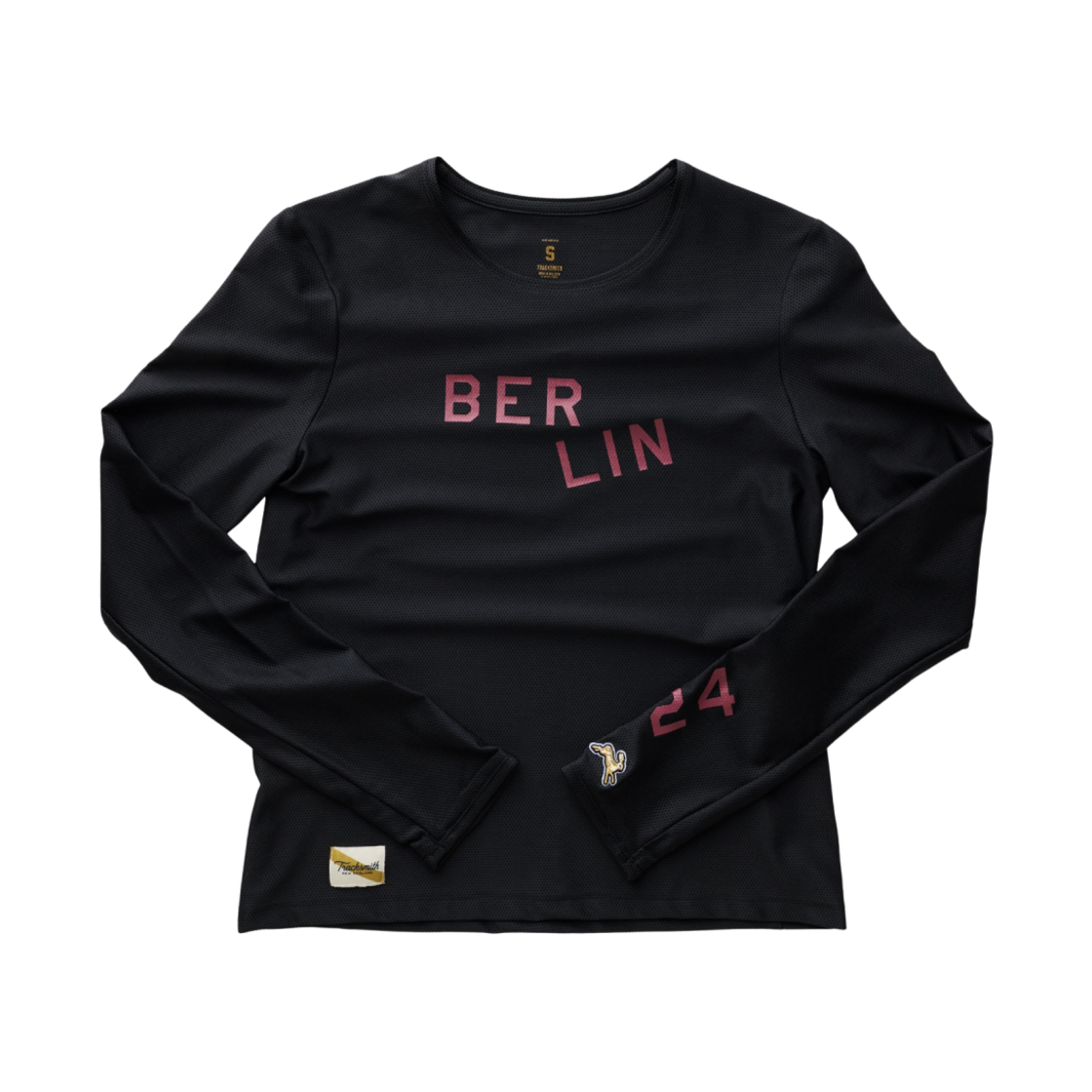 (W) 트랙스미스 베를린 롱슬리브 블랙((W) Tracksmith Berlin Long Sleeve Black)