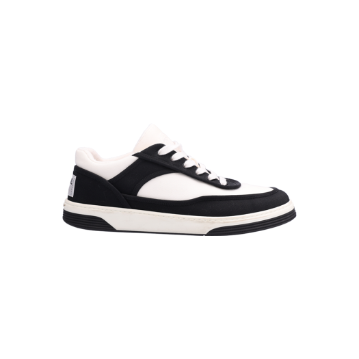 ITD6692J736N [B등급] Chanel Vintage Tennis Sneakers Fabric Black White Size 40