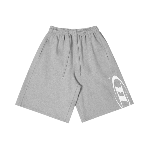 BE2MSP208MG BORN TO WIN Side B Logo Half Pants Melange Grey