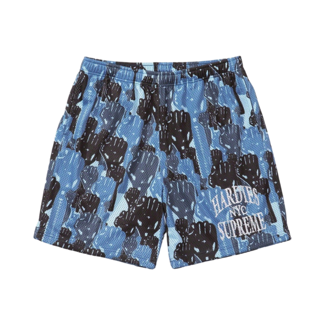 슈프림 x 하디스 카모 베스킷볼 쇼츠 블루 - 23SS(Supreme x Hardies Camo Basketball Shorts Blue - 23SS) - 1