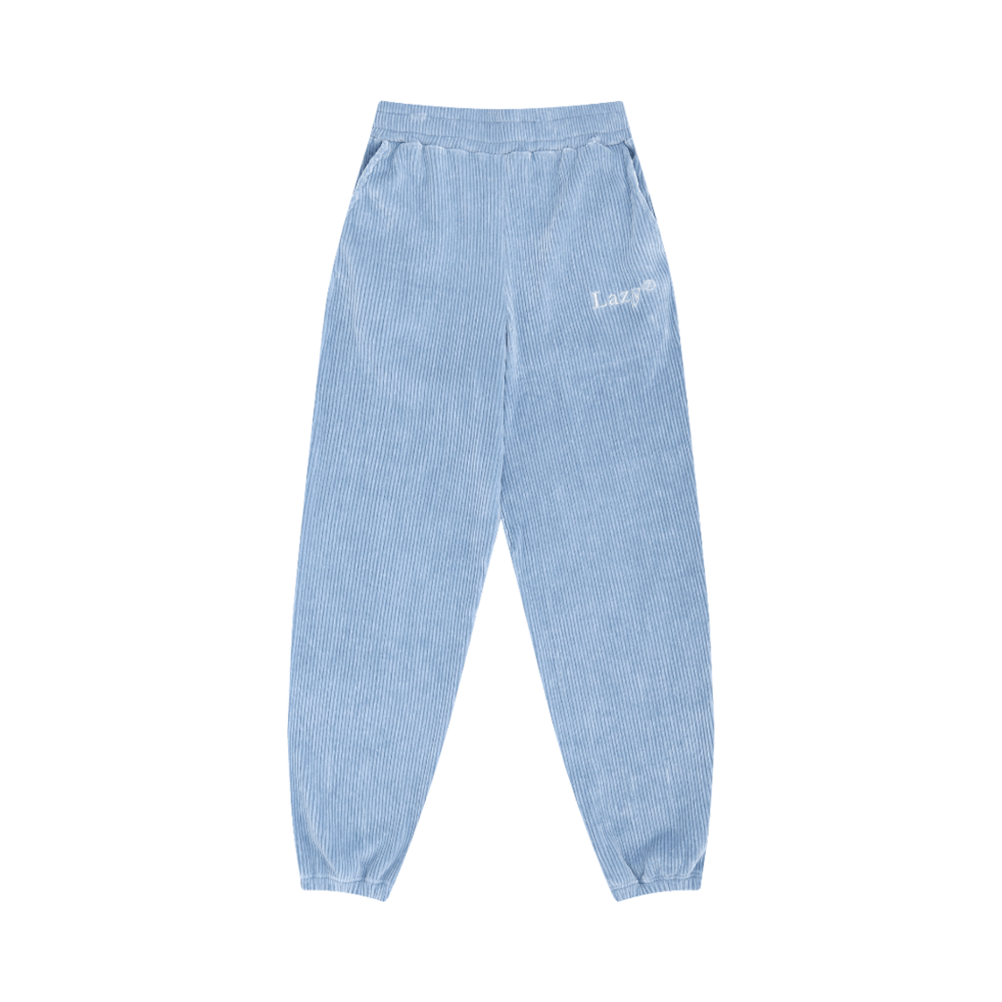 Corduroy Jogger Pants - Powder Sky Lazyz Corduroy Jogger Pants Powder Sky