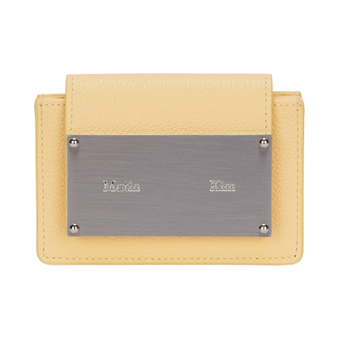 MATIN KIM ■ HEART WAVE ENAMEL CARD WALLET 마뗑킴(MATIN KIM) HEART WAVE ENAMEL CARD WALLET IN MINT