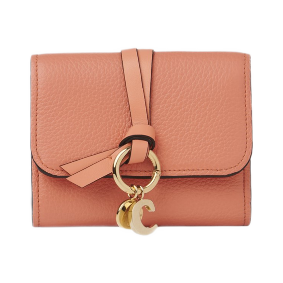 끌로에 알파벳 스몰 트라이폴드 월렛 플레이밍 코랄(Chloe Alphabet Small Tri-Fold Wallet Flaming Coral) - 1