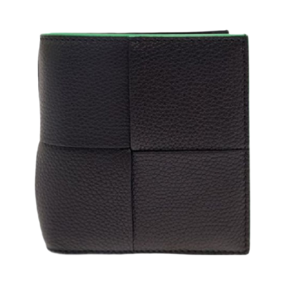 보테가 베네타 카세트 슬림 반지갑 블랙 패러킷(Bottega Veneta Cassette Slim Bi-Fold Wallet Black Parakeet) - 1