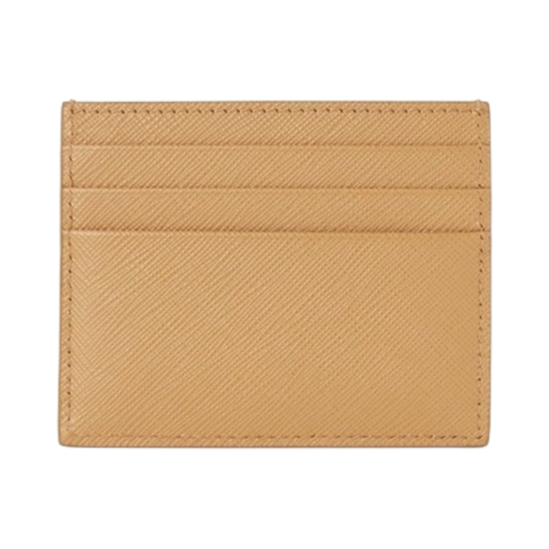 프라다 사피아노 레더 트라이앵글 로고 카드 월렛 내츄럴(Prada Saffiano Leather Triangle Logo Card Holder Natural) - 2