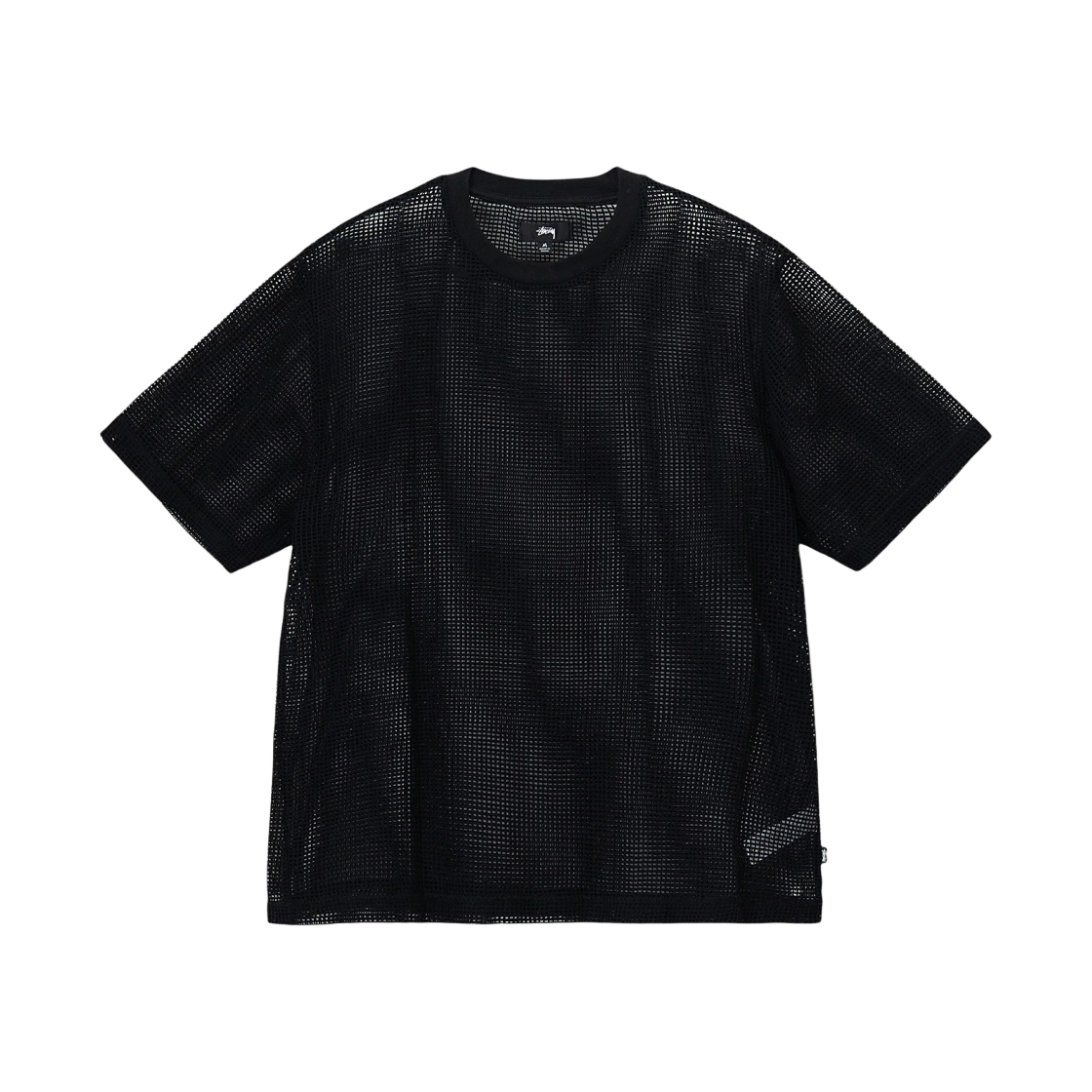STUSSY 2 TONE COTTON MESH CREW Stüssy Men's' 2Tone Cotton Mesh T