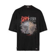 Civision by CSC Dark Vision Distressed T-Shirt Black
