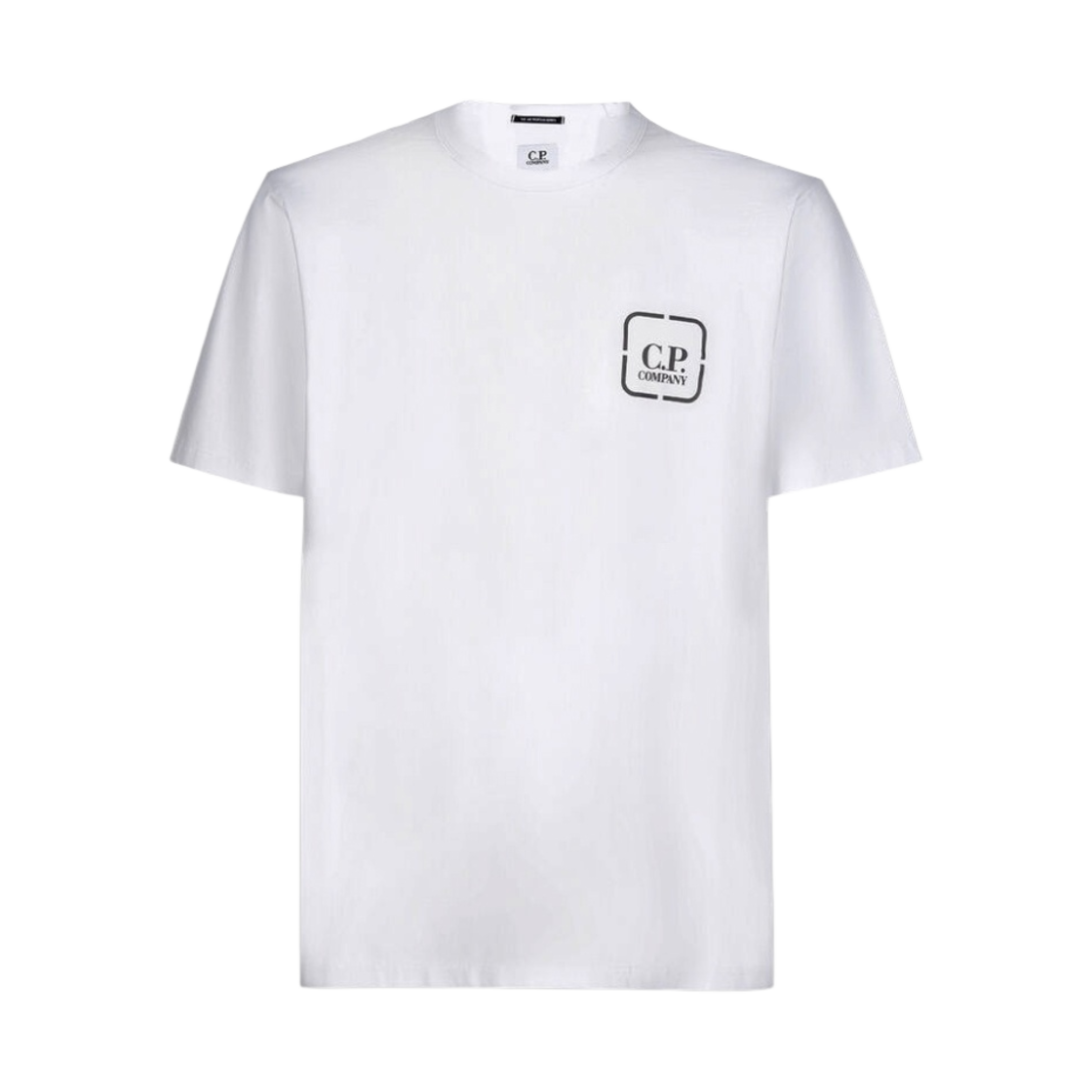 14CMTS201A006370W101 C.P. Company Metropolis Series Mercerized Jersey Reverse Graphic T-Shirt White - 23SS